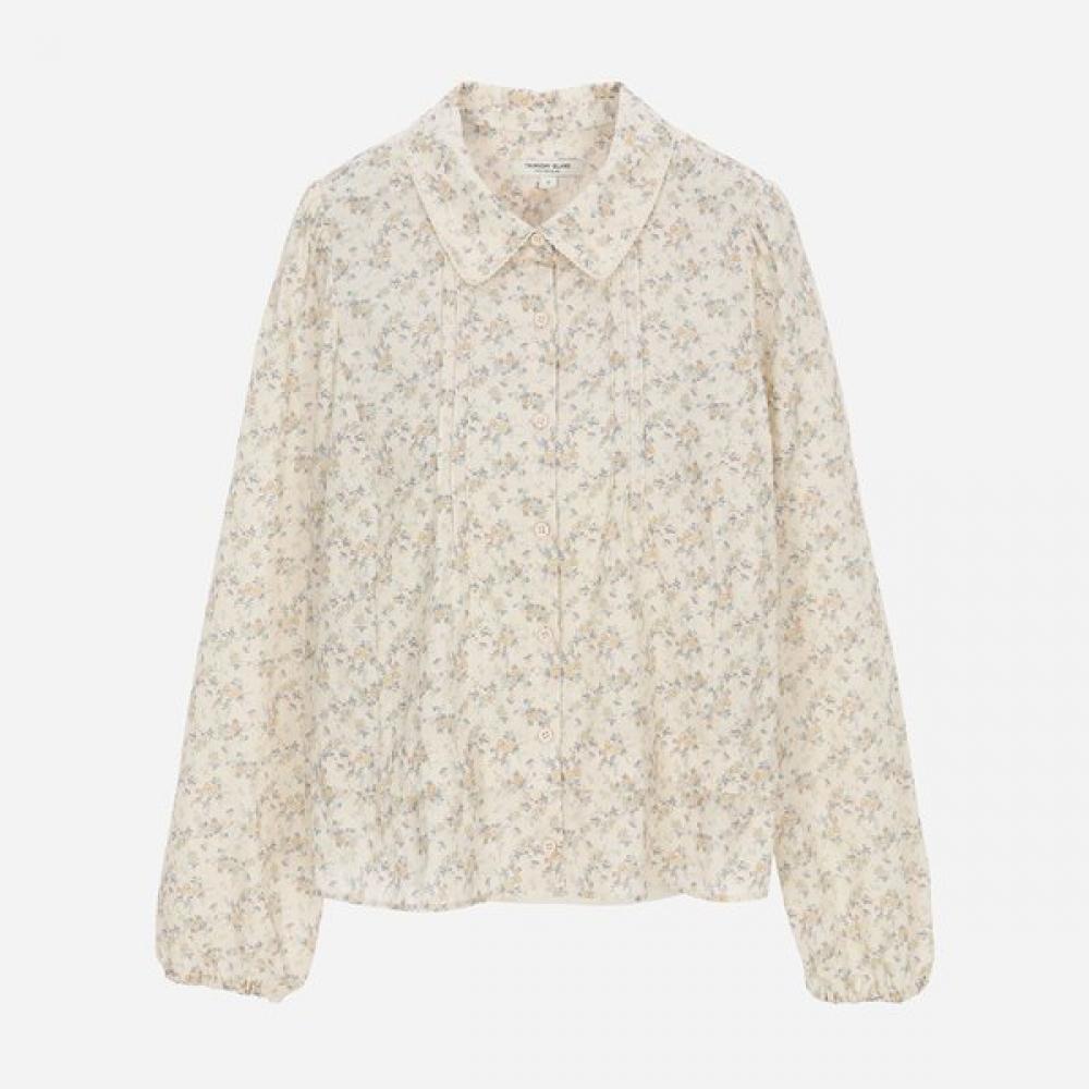 Thursday Island Floral Pintuck Blouse T266mbl143w