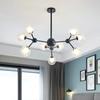 Nordic Industrial Molecular Chandeliers Home Black Sputnik Metal Ceiling Lamp for Dining Room Indoor Loft Bubble Pendant Lamp
