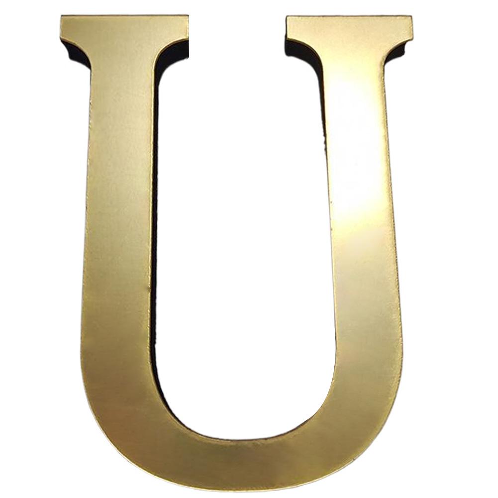 20см 3D Акриловые Английские Буквы Наклейки на Стену Декоративные Буквы Настенные Украшения Золотой Алфавит Настенные Орнаменты для Настенного Искусства