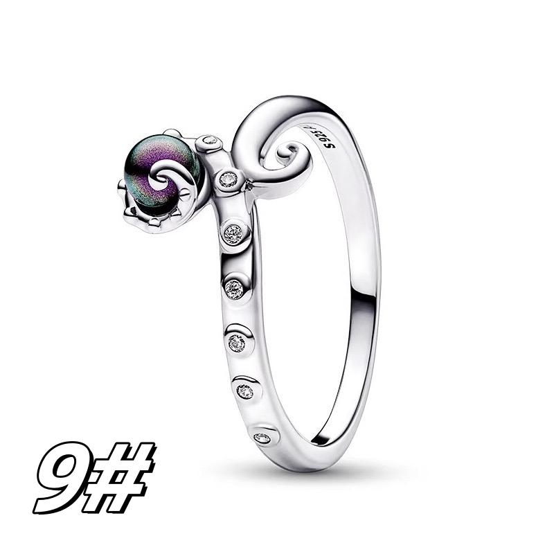 925 Silver   Charm Bracelet Ocean Clownfish Octopus Crab Pendant Mermaid Beads DIY Gifts