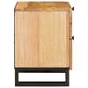 Nightstand in Natural Finish 40 x 33 x 46 cm Solid Mango Wood