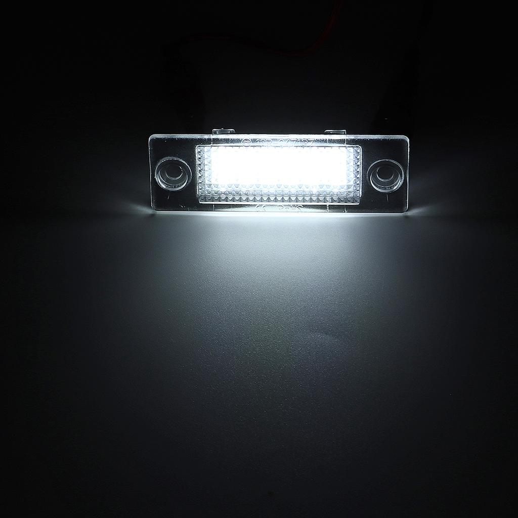 2 шт. Автомобильный бампер номерной знак огни светодио дный номер лампы пластина фонарь задний фонарь для VW B5.5 B6 Caddy MK3 Golf Plus MK4 MK5 автозапчасти