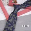 Печать 8 см галстук для рук повседневный свидание свадьба жених красный узор цветочный ретро тренд