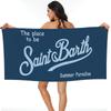 Пляжное полотенце Saint Barth Мягкое из микрофибры Быстросохнущее Впитывающее Быстрые полотенца для плавания