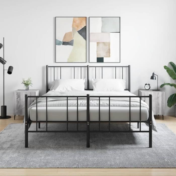 VidaXL Bedside Tables 2 Pcs Sonoma Grey 40x40x50cm Engineered Wood 827609