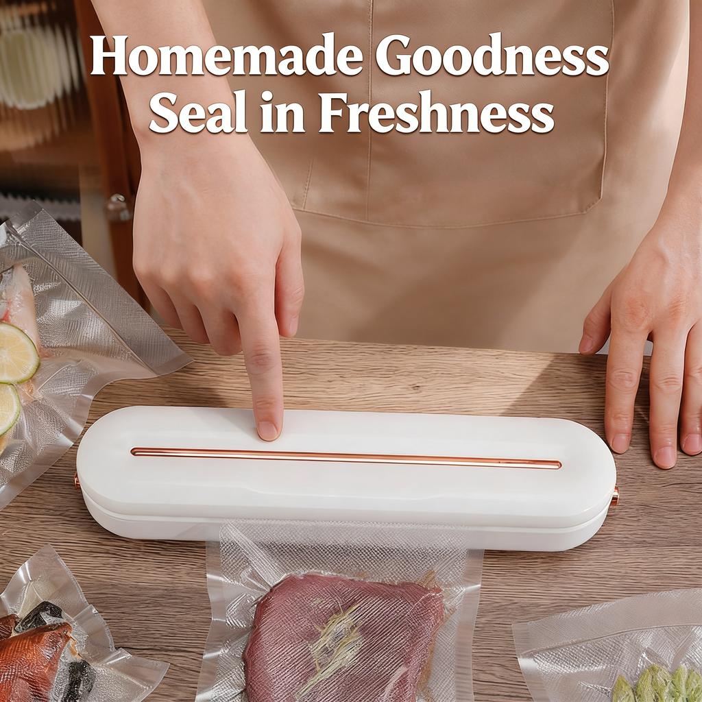 Vacuum Sealer for Food Freshness, Easy to Use and Clean