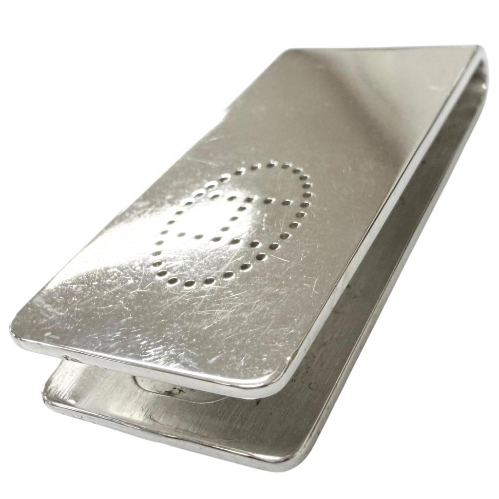 Very Good HERMES Money clip Evelyn money clip Silver AG925 mens Used