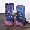 1 шт. Романтичная красочная фея роза искусственная галактическая роза цветы для подруги подарок на День святого Валентина свадебная вечеринка домашний декор