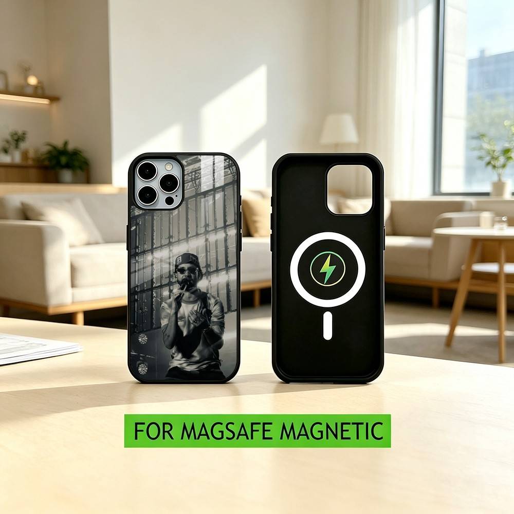 S-Singer M-MORA Phone Case For iPhone17,16,15,14,13,12,11 Plus,Pro Magnetic with Magsafe Wireless Charging