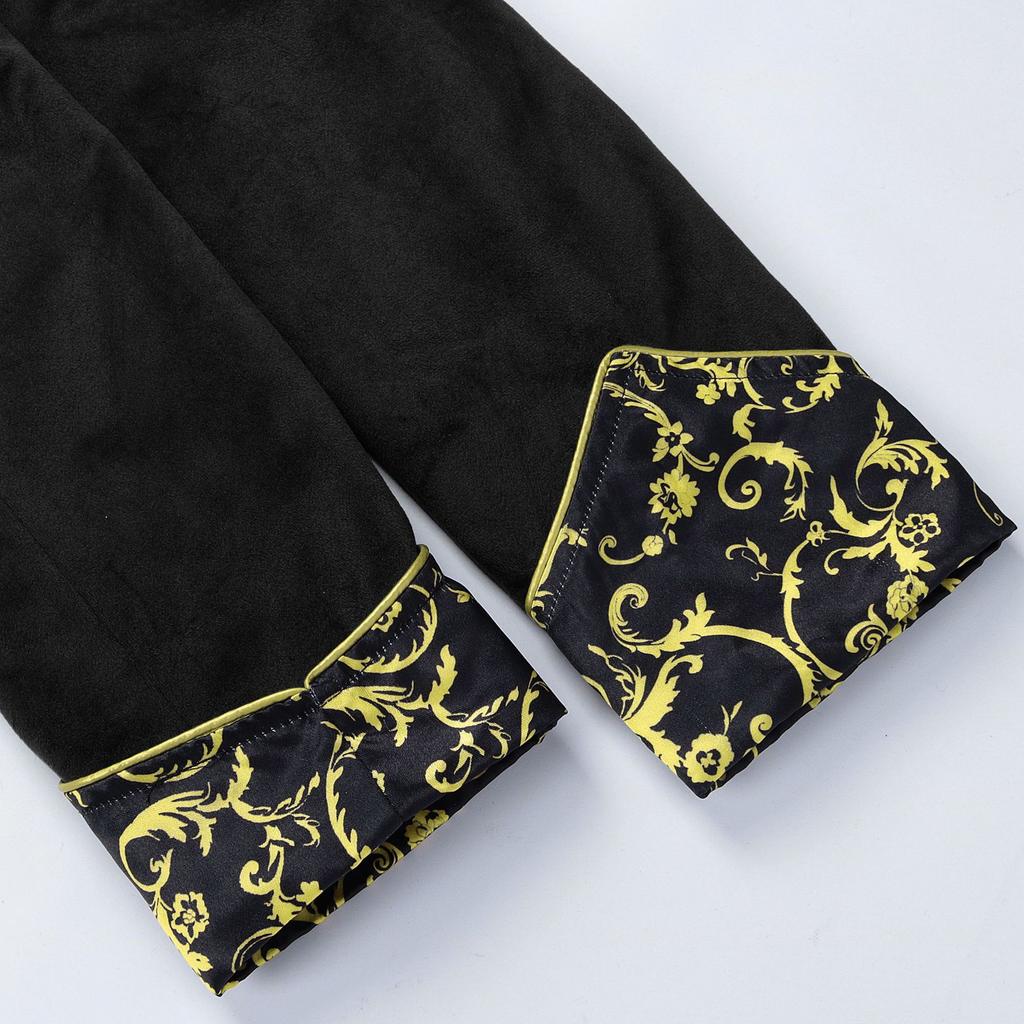 Men's Steampunk Coat Tuxedo Medieval Costume Gothic Victorian Frocker Uniform Party Retro Casual Halloween Tailcoat Jackets