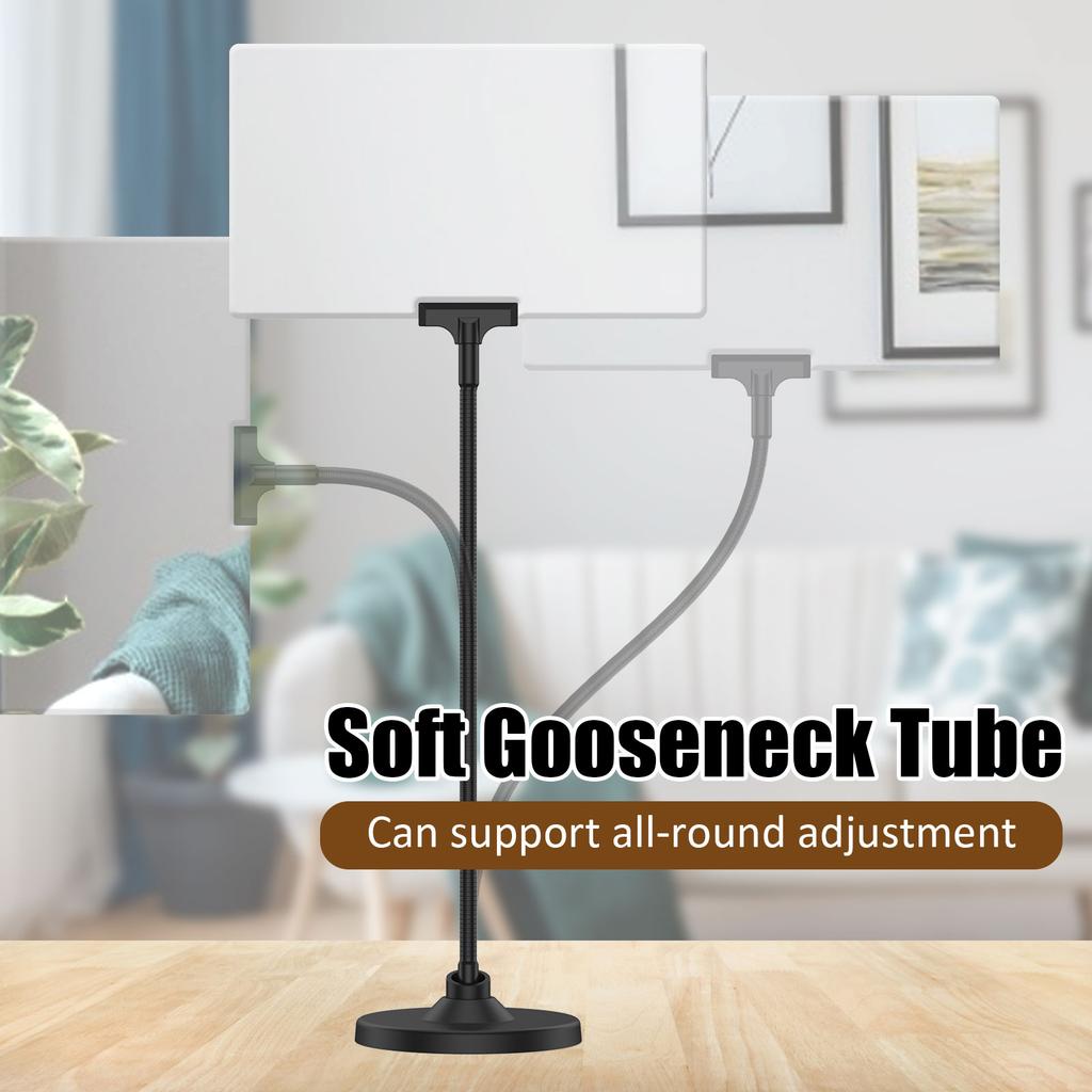 Настольная лупа 4X 5X Прямоугольная полностраничная лупа Гибкая лупа "свободные руки" для чтения Слабовидящие Пожилые люди Дети