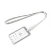 Zinc Zinc Alloy Security Identity Business Certificate Cover Work Badge ID Card Holder Pass Tag with Lanyard