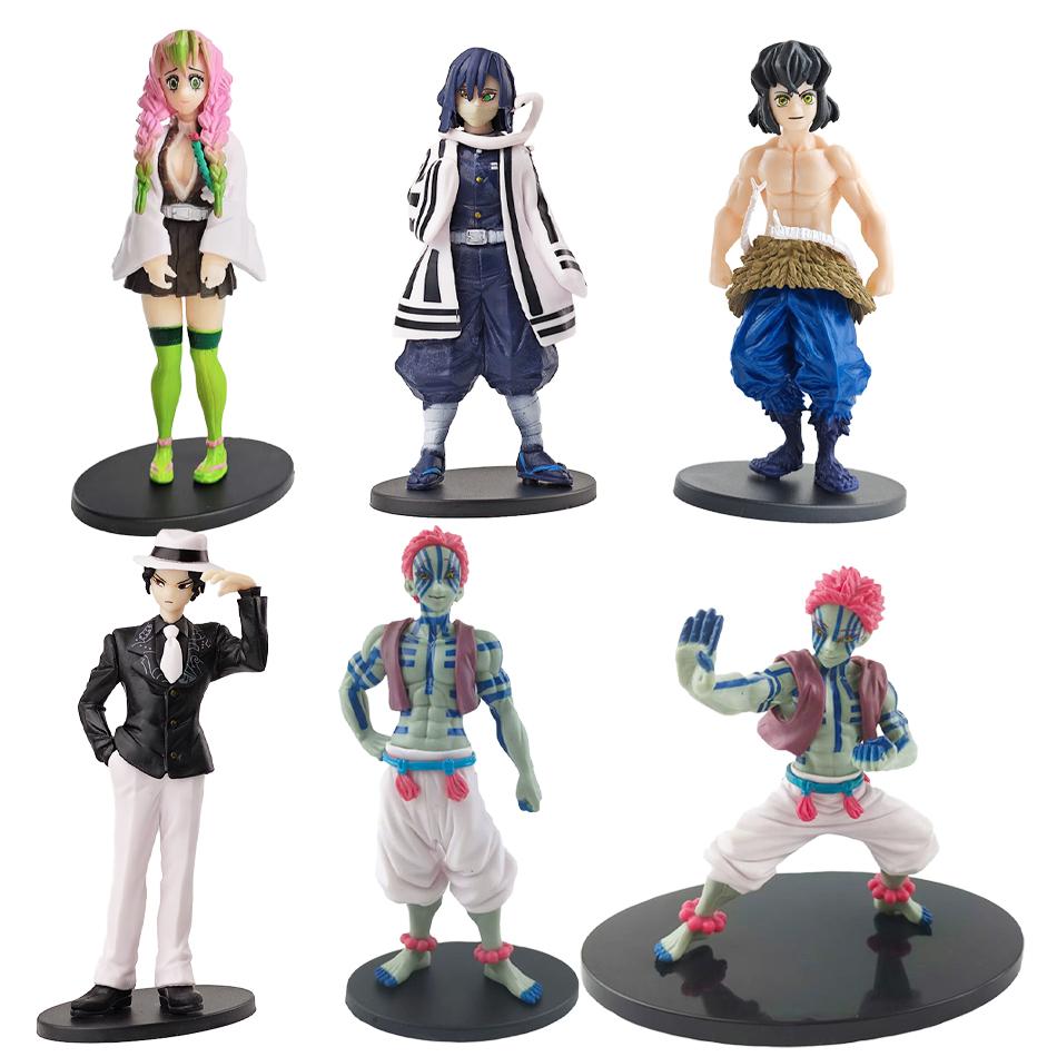 Аниме Demon Slayer Kimetsu no Yaiba фигурка Камадо Танджиро фигурка Agatsuma Zenitsu Nezuko Warrior ПВХ модель игрушки