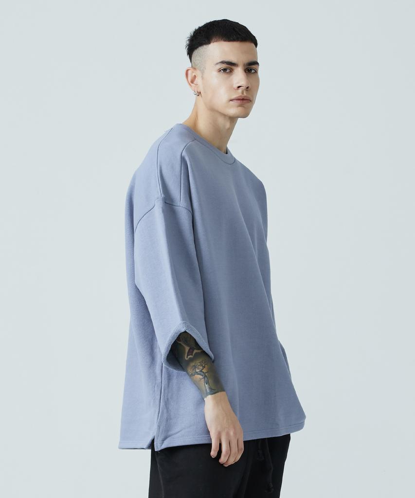 ZAKOPANE Untouched Drop Shoulder Sweat Blue