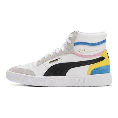 Кроссовки Ralph Sampson Mid International Game Unisex Белый Черный Empire-Yellow 375927-01