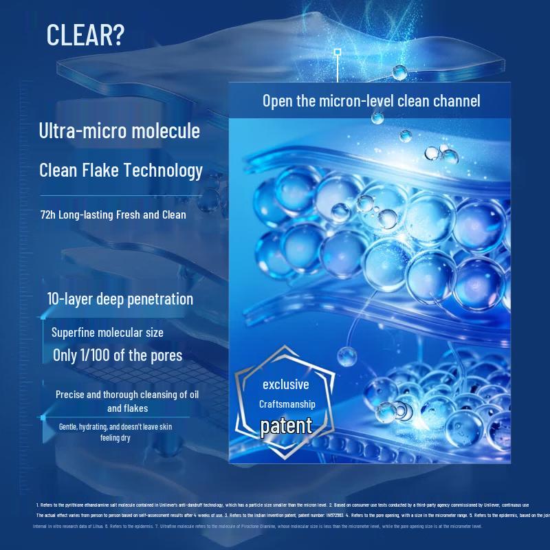 Clear Anti-Dandruff Shampoo, Fluffy Oil Control