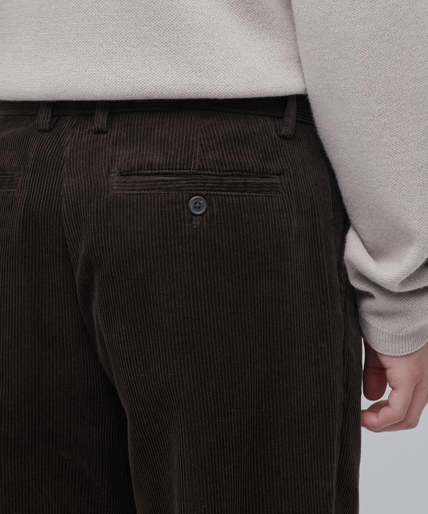 MUSINSA STANDARD Wide Corduroy Pants [Dark Brown]