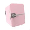 Мини-холодильник 6л/8 банок, небольшой компактный холодильник для офисного автомобиля, розовый