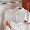 HOSUR Non-Slip Clothes Hangers, Stylish, Thin, Non-Slip, Shape-Retaining, for Laundry, and Clothing, 30-Piece Set (Khaki)