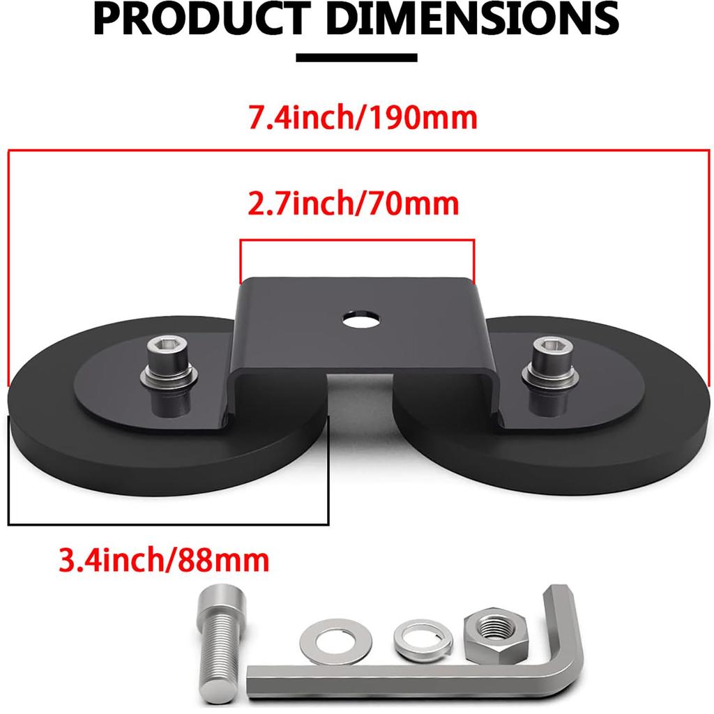 Магнитный кронштейн для крепления светодиодных балок, прочный кронштейн для легковых и грузовых автомобилей 4x4, яркий бар -C