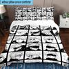 3PCS Jujutsu Curse Battle 3pcs Bedding,Including 3PCS Duvet Cover And 2pcs Pillowcases Perfect for Christmas,Ideal for Bedroom, Dormitory