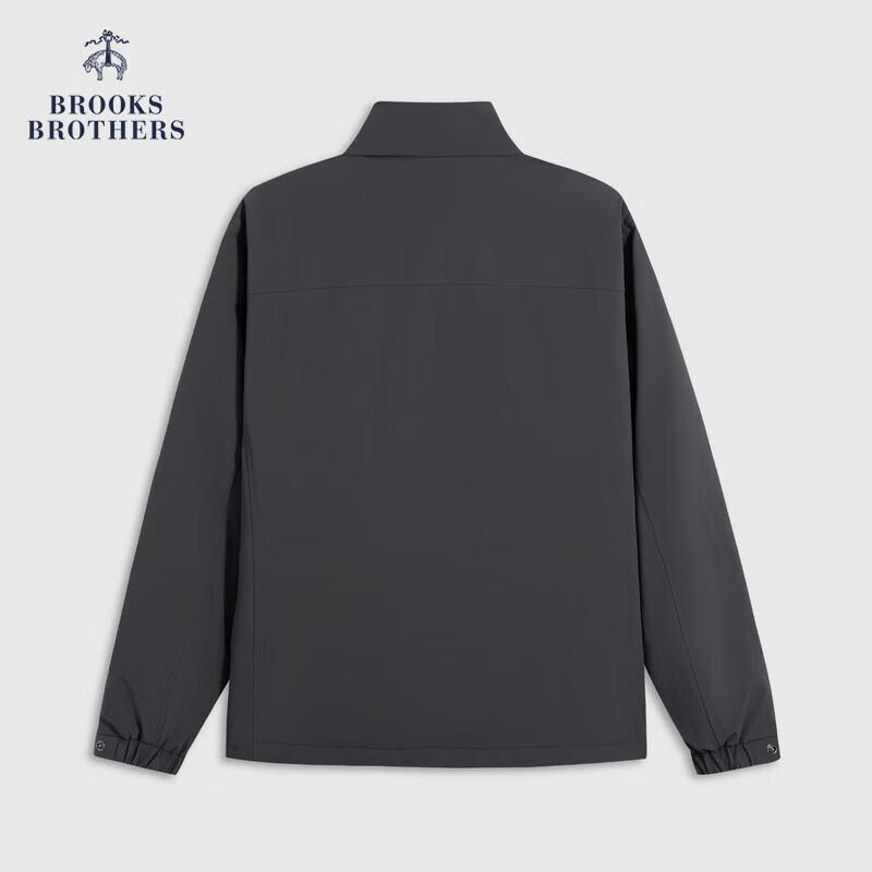 Мужская зимняя пуховая куртка Brooks Brothers с воротником-стойкой