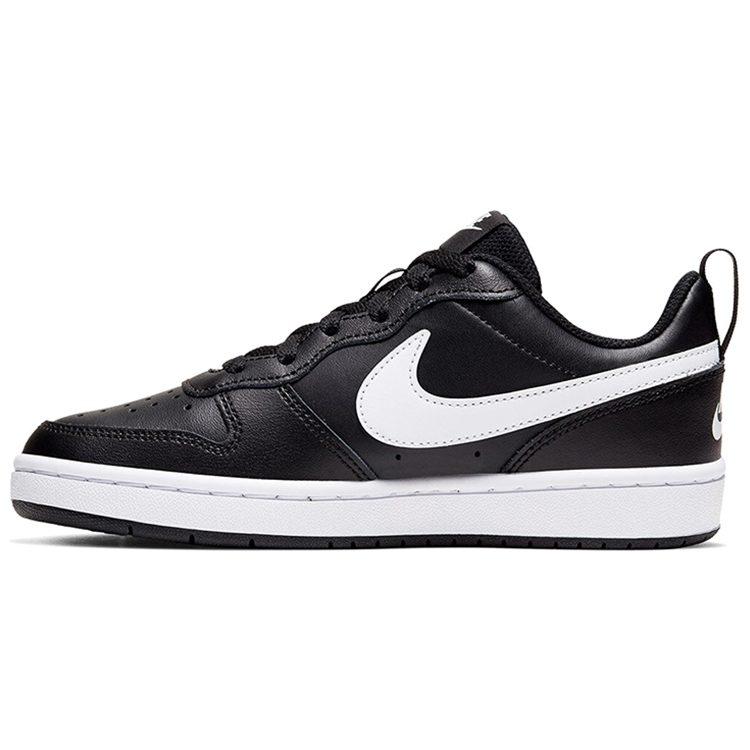 Nike Court Borough 2 Black White GS BQ5448-002