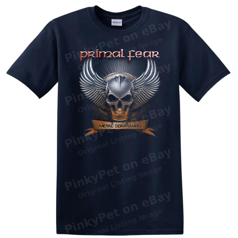 Skull Design Metal Wings Graphic T Shirt for Heavy Metal Fans Cool Tee