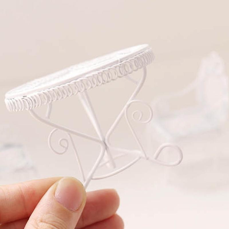 Coffee Table Chair Furniture Model for Dollhouses Living Room Scene Realistic Coffee Table Model for Creative Furniture