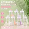 Silicone Seal Milk Tea Cup Leakproof Straw Cup New Drinkware Bottle  Beverage Drinking