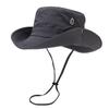 Fisherman's Hat Outdoor Camping Hiking Hat Drawstring Climbing Hat Cowboy Hat Male Big Brimmed Climbing Hat Female