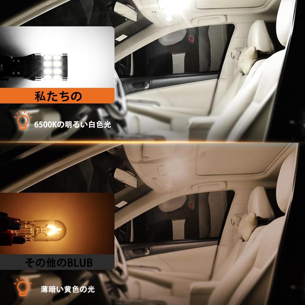 BLIAUTO Автомобильная светодиодная лампа T10 Белая Взрывная 30 SMD Габаритный свет DC12V-24V 6500K со встроенным