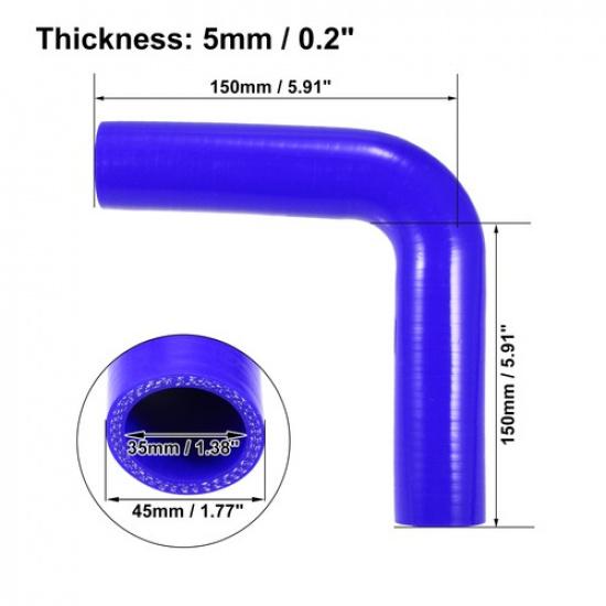Single Intercooler Silicone Hose 35mm 138" Universal