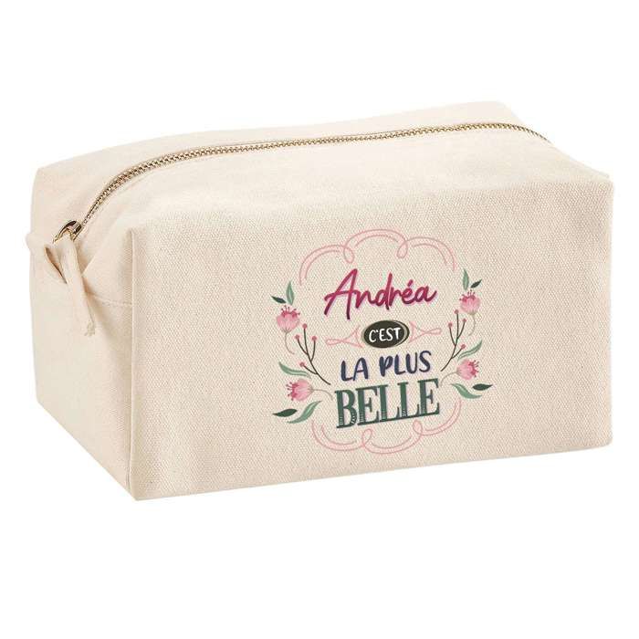 Trousse multifonction Andréa la plus belle Cadeau Anniversaire Noël Idée Personnalisé Original | Trousse Scolaire Fournitures Bureau