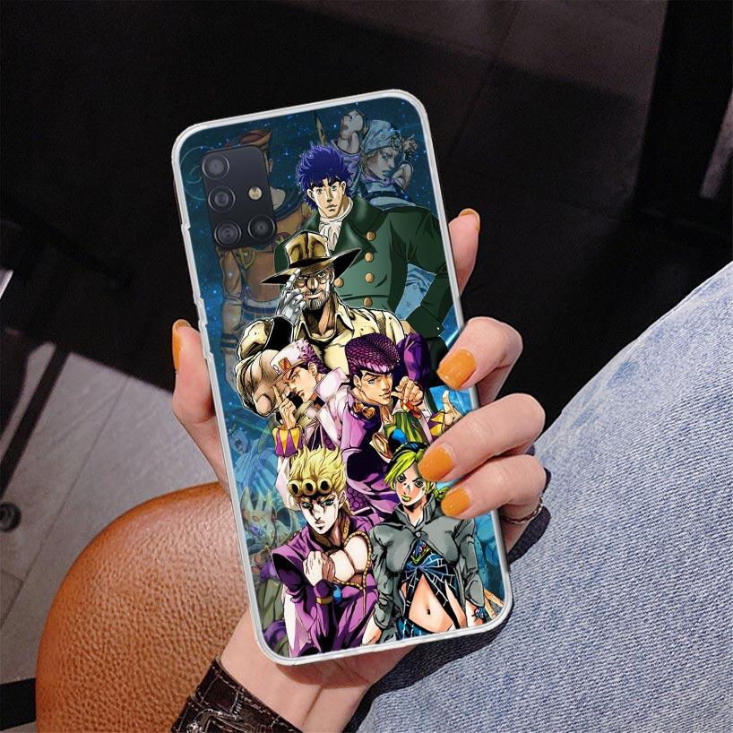 All JoJo's Bizarre Adventure Phone Case For Samsung Galaxy A52 A32 A22 A12 A51 A31 A50S A30S A20S A10S Note 20 Ultra 10 Plus S10