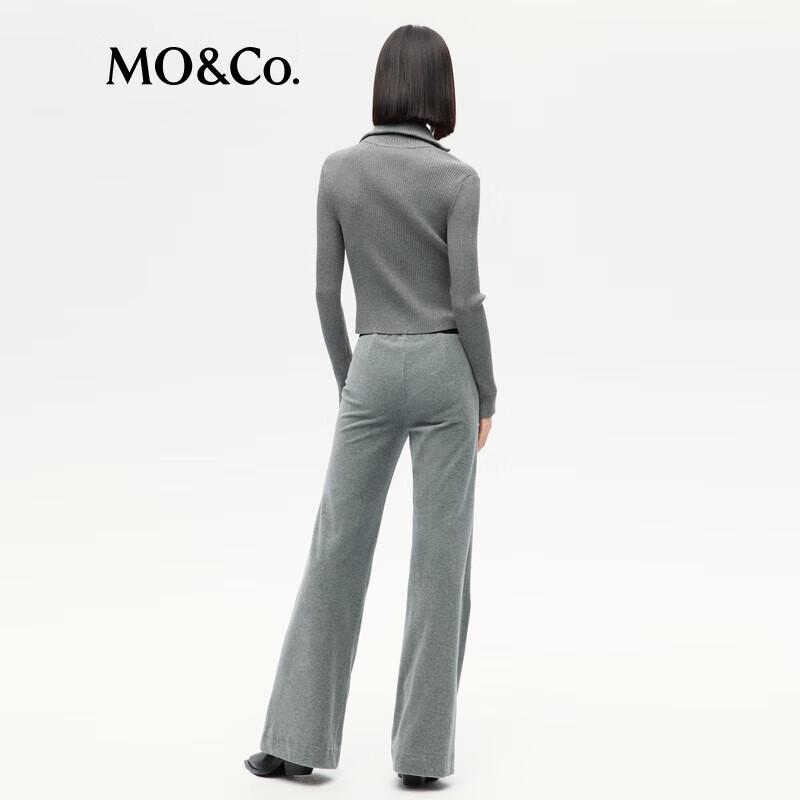 MO&Co. Women's High-Waist Flared Casual Pants