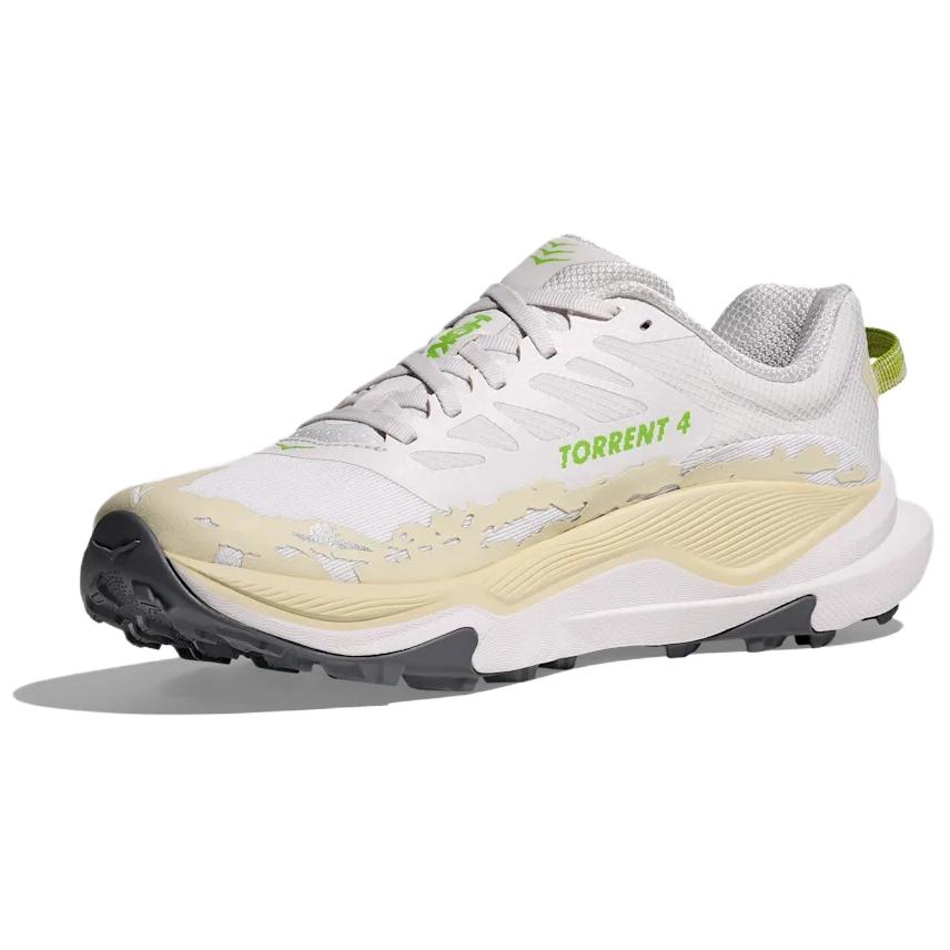 HOKA One One Torrent 4 Устойчивые к истиранию, дышащие и легкие поддерживающие повседневные беговые кроссовки Мужские Белые 1155115-WNL