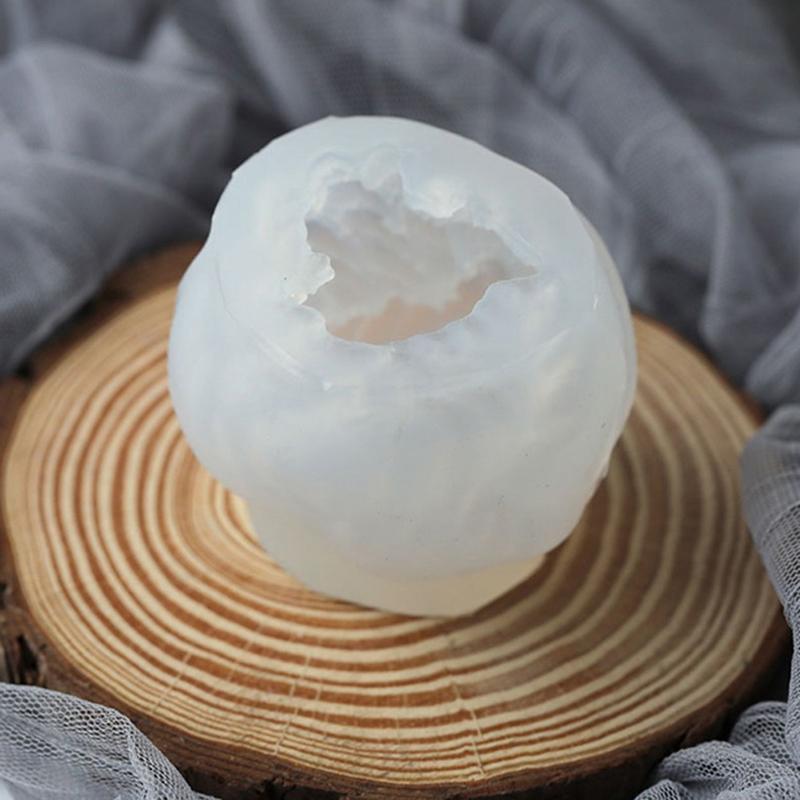 Вязание Шерсть Силиконовая Свеча Плесень Diy Гипсовый Штукатурный Шарик Мыло Силиконовые Формы