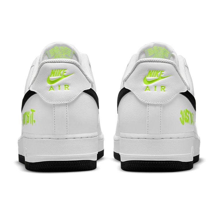 Nike Air Force 1 Low Just Do It - Мужские кроссовки White Volt Black DJ6878-100