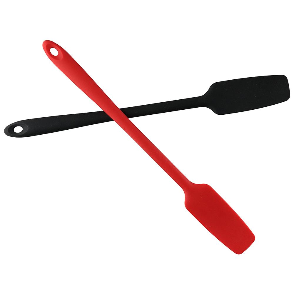 4 шт. Термостойкая резиновая лопатка с длинной ручкой Лопатка для банки Легко моющаяся силиконовая лопатка Кухня