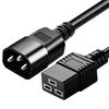 Удлинитель питания C14 на C19, Кабель для PDU/UPS сервера, Разъем IEC, 1,5/2,5 кв. мм.