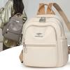 Nylon Women's Backpack Outdoor Commuter Student Schoolbag Multi-Layer Travel Small Backpack