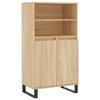 VidaXL Buffet haut Chêne sonoma 60x36x110 cm Bois d'ingénierie 831495