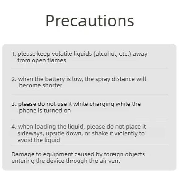 380ml Wireless Blue Light Disinfection Spray Gun Nano Technology USB Rechargeable Portable Electric Sprayer Hair Styling Tool