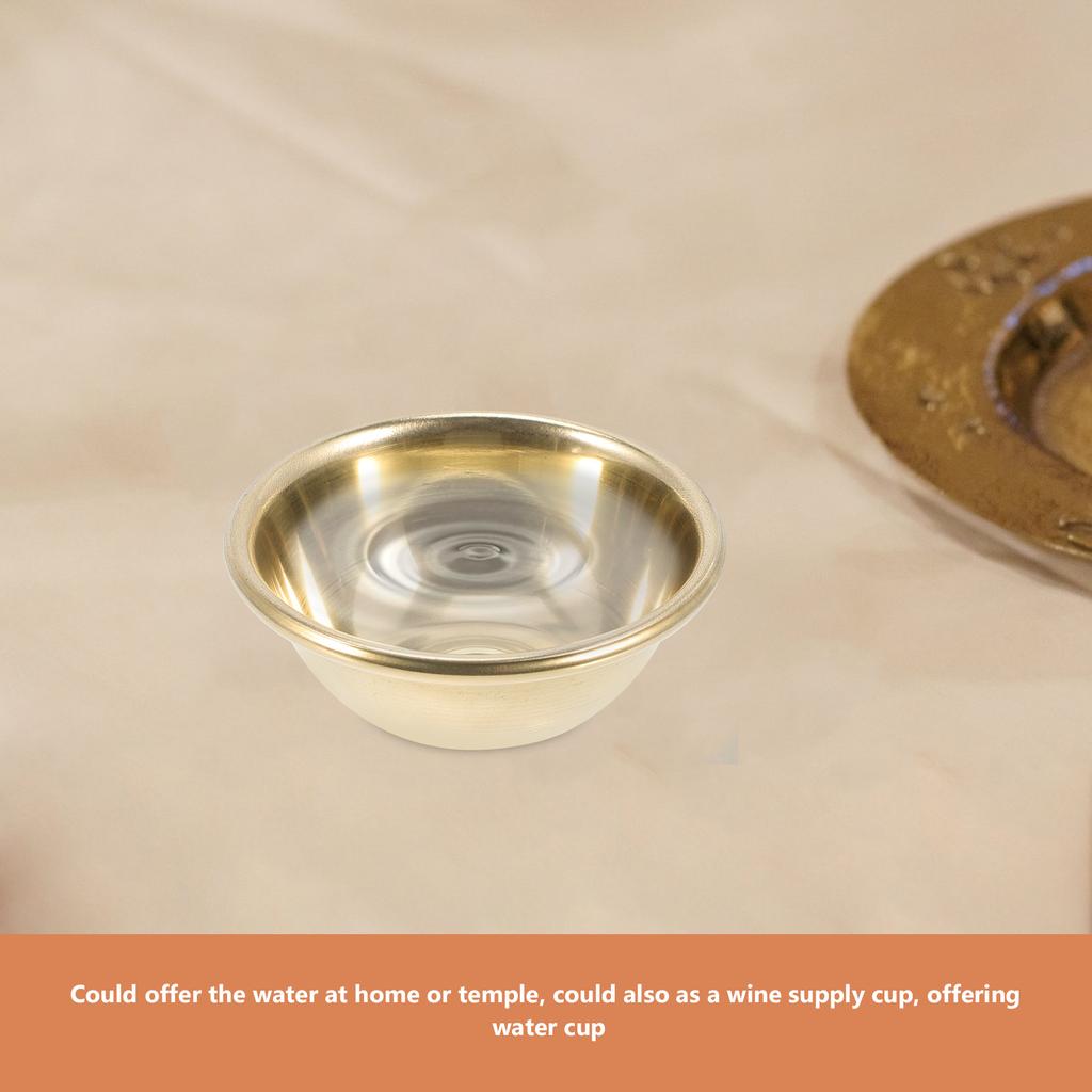 7 шт. Чаша для жертвоприношения, божественные чаши для медитации, подсвечник для поклонения, латунный контейнер, тибетский держатель для подношений