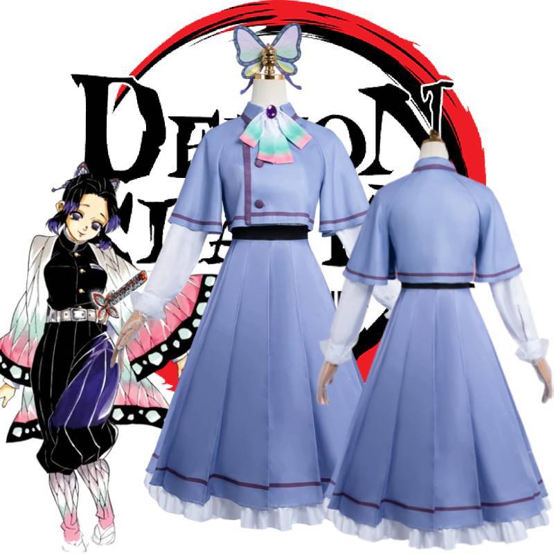 Demon Slayer Cosplay Outfit With Polyester Material For Game And Anime Fans