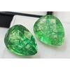 Colombian Emerald Green 15+ Ct Pear Cut Pair Beautiful Certified Loose Gemstone