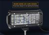 6.5" 72W Quad Row Light Bar LED Flood Work Light Flood Light for Truck Car ATV