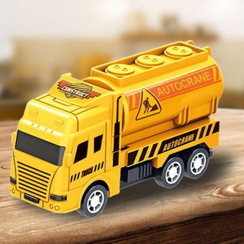 Excavator Shape Friction Cute Realistic Truck for Car Exciting Realistic Theme for Toddlers Baby Toy Kids