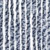 Insect Protection Curtain Blue and White 56 x 200 cm Chenille